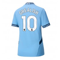 Maglie da calcio Manchester City Jack Grealish #10 Prima Maglia Femminile 2024-25 Manica Corta